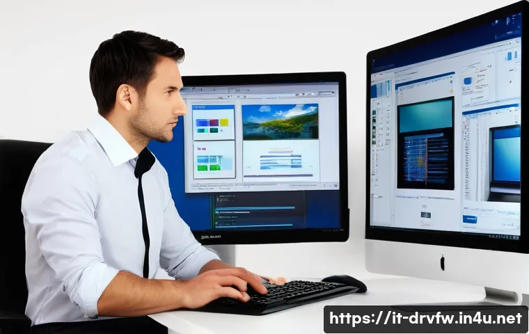 모니터 드라이버 설치 및 최적화 관련 이미지 2