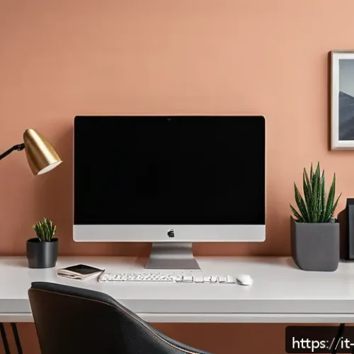 Home 30 USB 3 0 드라이버 설치 오류 해결 - A modern Italian home office setup featuring a sleek desktop PC with multiple USB